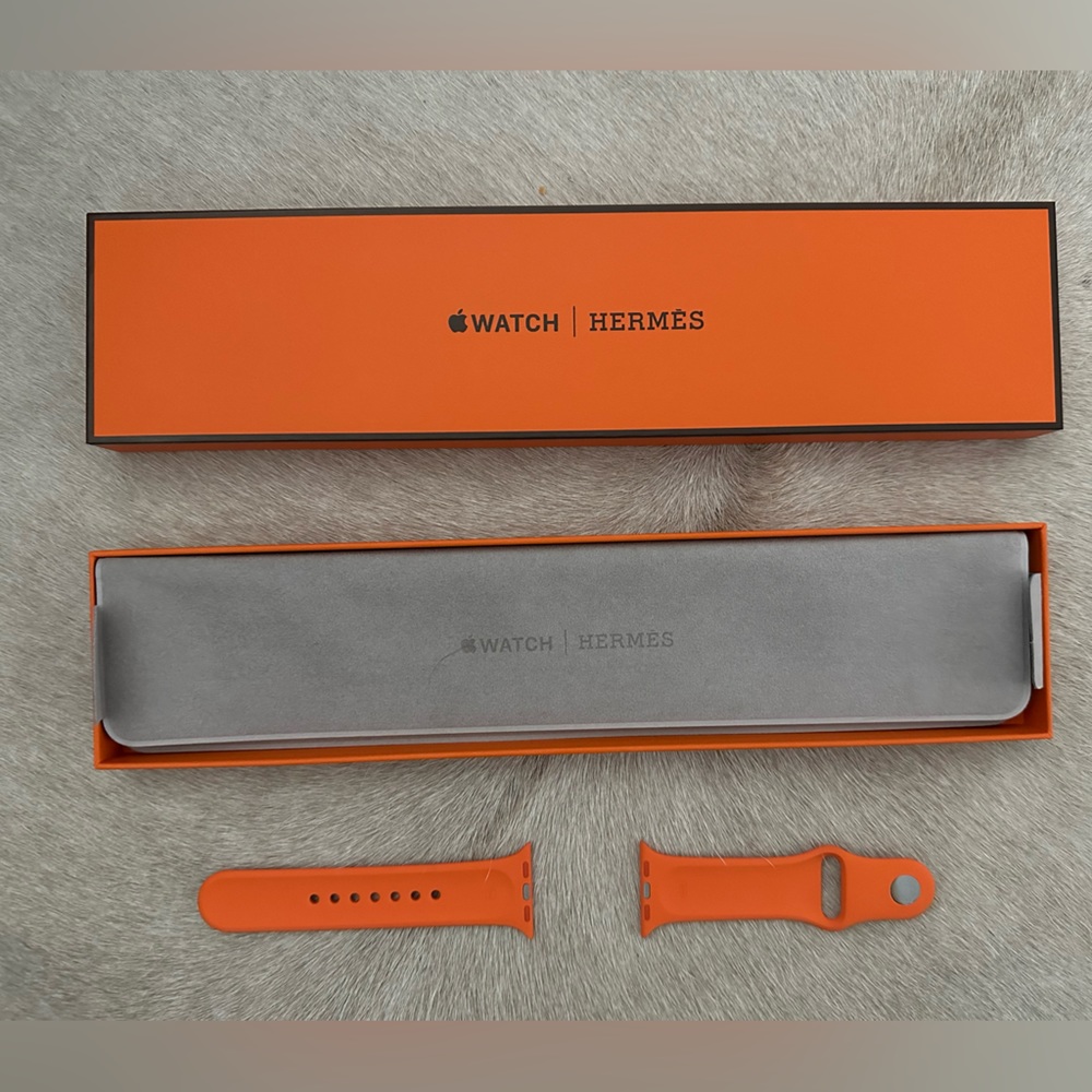 Hermes Apple Watch Silicone 40mm Sports Watch Single Tour Band